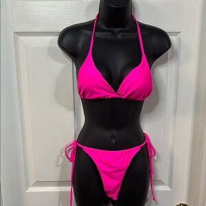 Pretty pink bikini, size medium, NWOT.